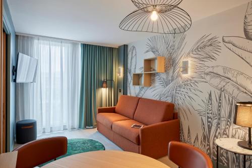 Apartamento de 1 dormitorio con 2 camas individuales del hotel Adagio London City East. Foto 6