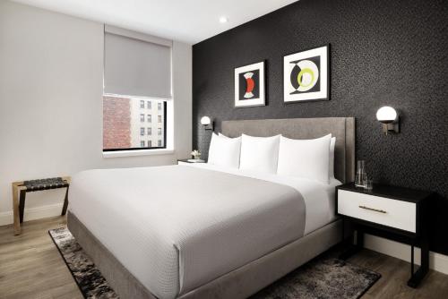 Habitación Superior con cama extragrande del hotel ArtHouse Hotel New York City