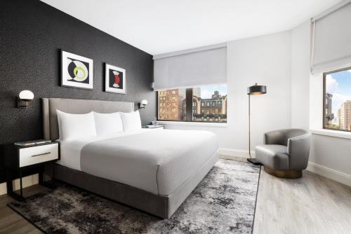 Alojamiento Deluxe con vistas a Broadway - 1 cama extragrande del hotel ArtHouse Hotel New York City