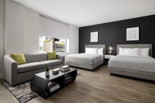 Suite Junior con 2 camas grandes del hotel ArtHouse Hotel New York City. Foto 1