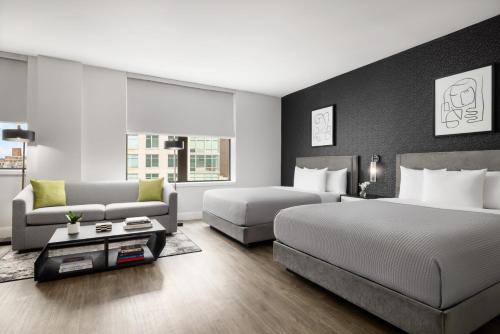 Suite Junior con 2 camas grandes del hotel ArtHouse Hotel New York City. Foto 3