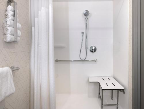 Habitación Estándar con ducha accesible en silla de ruedas - 1 cama extragrande - Adaptada para personas con discapacidad del hotel Holiday Inn Express - New York City Chelsea. Foto 3