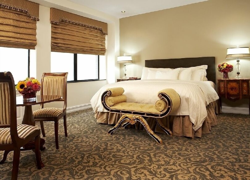 Habitación Deluxe, 1 cama de matrimonio grande del hotel The Kimberly Hotel