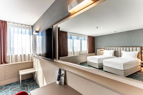 Habitación Doble - 2 camas del hotel Bulgaria Burgas. Foto 1