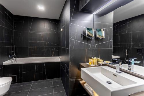 Apartamento Deluxe del hotel Bulgaria Burgas. Foto 1