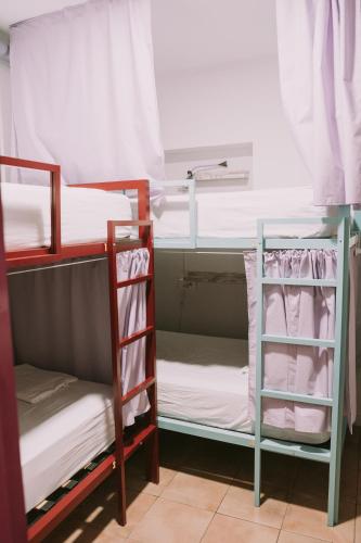 Double Room with Private Bathroom with 2 bunk beds del hotel Kite & Surf Nomad House. Foto 2