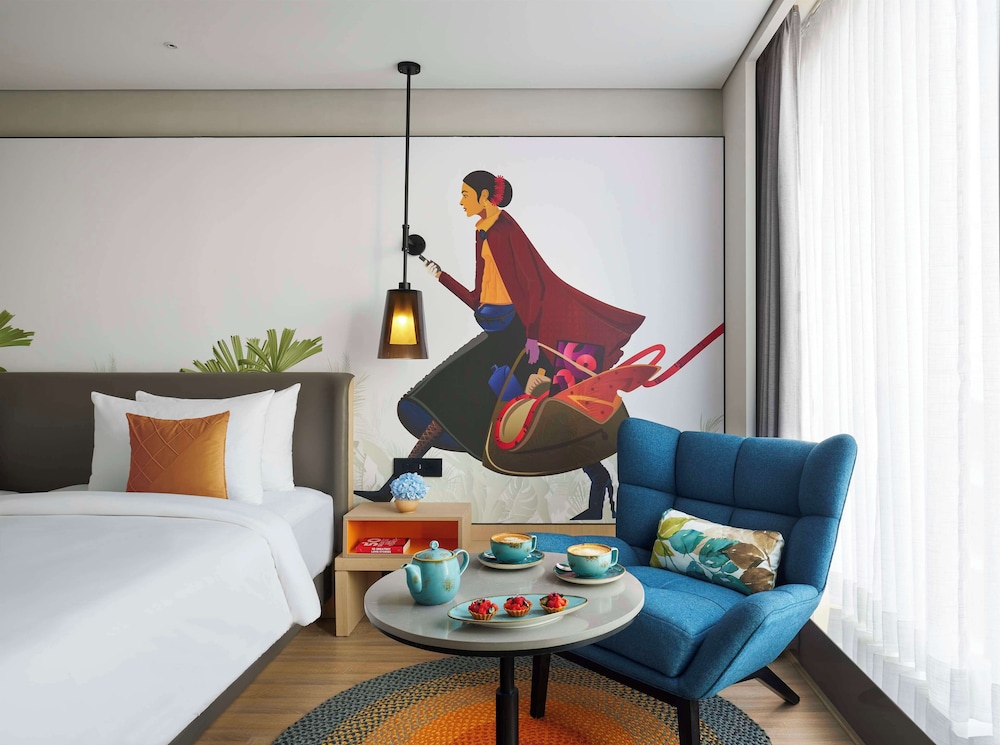1 cama King Deluxe del hotel Hyatt Centric Hebbal Bengaluru. Foto 3