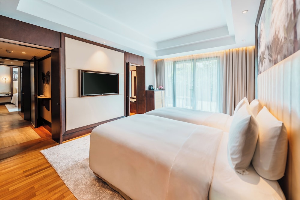 Habitación de lujo, 2 camas individuales del hotel Sofitel Singapore Sentosa Resort and Spa. Foto 3