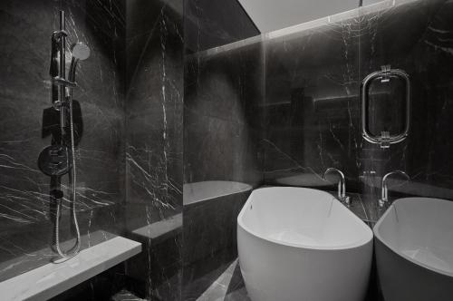1 Cama King, Cocina, Deluxe, Sofá Cama del hotel Hyatt Place Yantai Development Zone. Foto 4