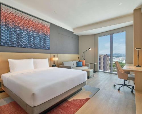 1 Cama King, Sofá Cama del hotel Hyatt Place Yantai Development Zone