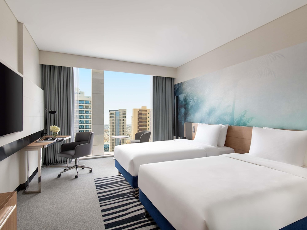 Habitación estándar con 2 camas individuales del hotel Novotel Riyadh Sahafa
