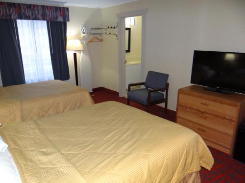 Habitación Estándar con 2 camas dobles del hotel Edelweiss Ski Lodge. Foto 1