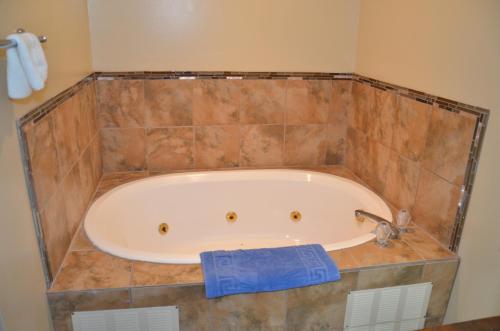 Suite con cama extragrande en casa de campo del hotel Edelweiss Ski Lodge. Foto 3