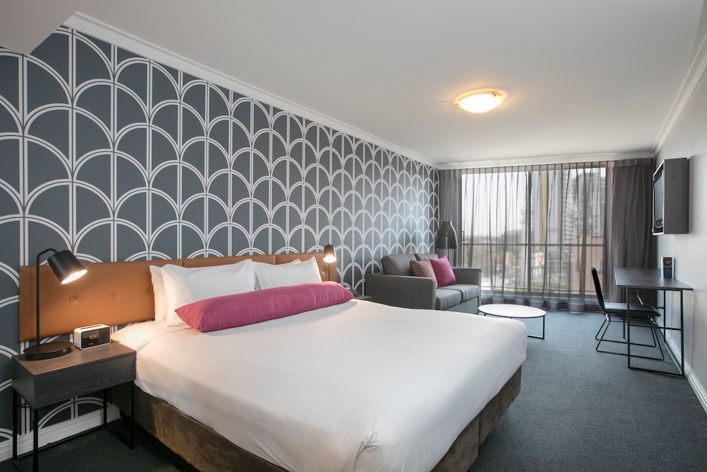Estudio con 1 Cama Queen del hotel Mantra Sydney Central. Foto 1