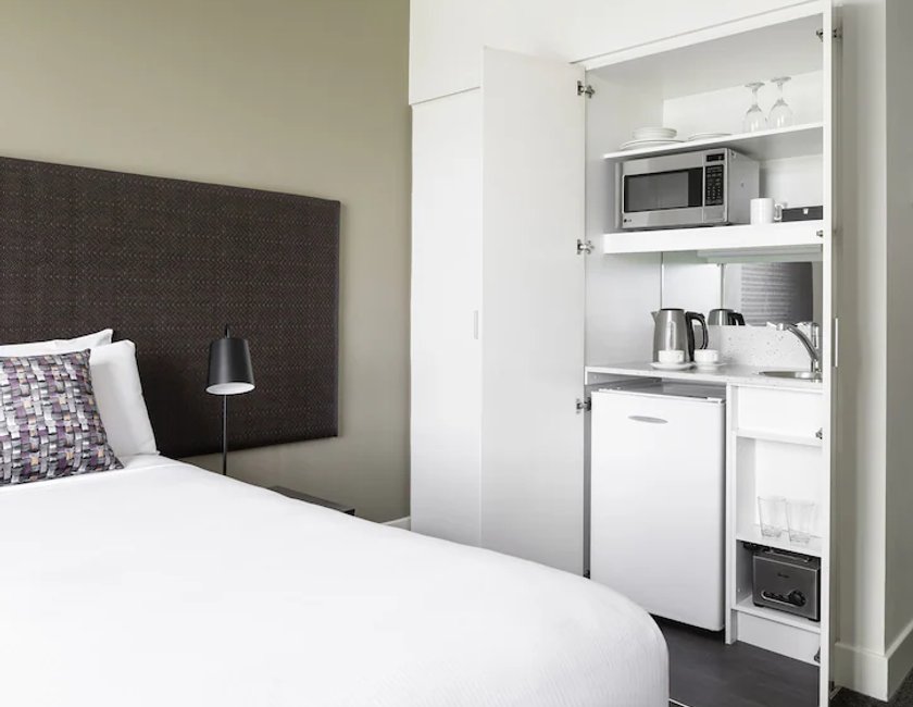 Estudio, 1 cama doble del hotel Mantra On Jolimont. Foto 1
