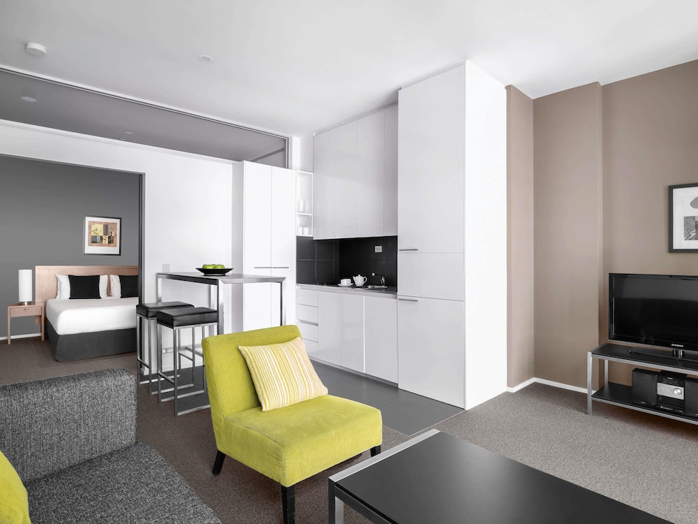 Apartamento Ejecutivo de 1 Dormitorio del hotel Mantra 100 Exhibition Melbourne. Foto 4
