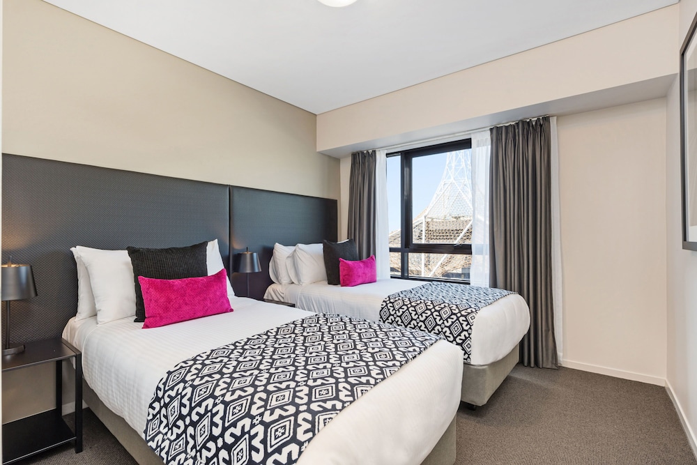 Apartamento de dos Dormitorios del hotel Mantra Southbank Melbourne. Foto 1