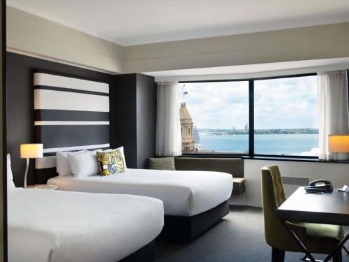 Habitación Deluxe con vistas al mar - 2 camas dobles del hotel Mövenpick Auckland