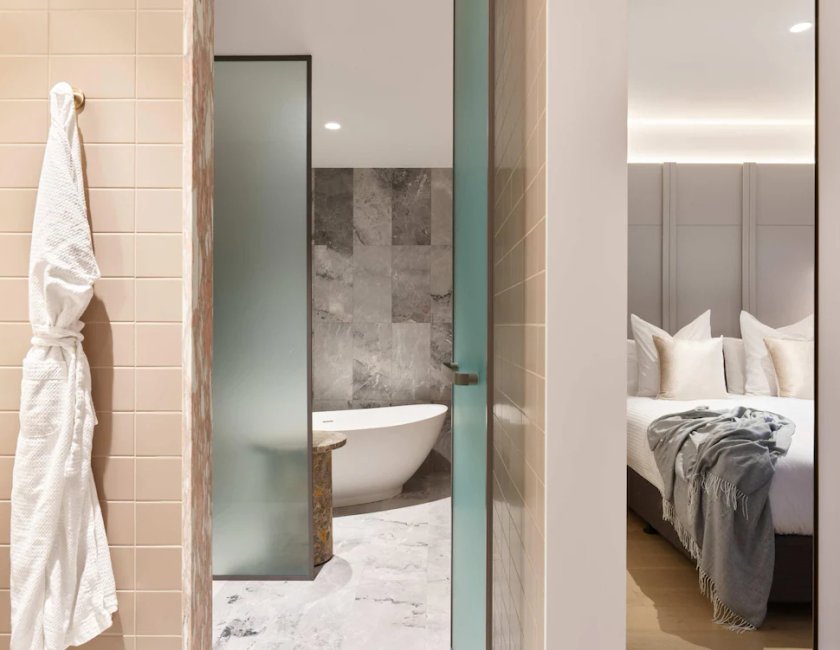 Junior suite 1 Cama king del hotel The Porter House Sydney - Mgallery