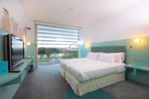 Habitación Doble con vistas del hotel Hiberus. Foto 8