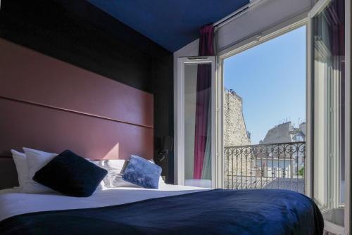 Habitación doble Vista Jardín Vista ciudad 1 Cama doble Normal del hotel Accueil - Paris Pigalle MontmartreI