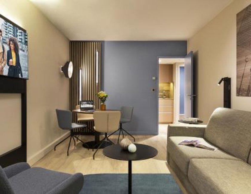 Apartamento Deluxe del hotel Citadines La Defense. Foto 1