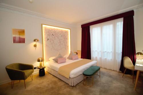 Habitación Doble Grande del hotel Princesse Caroline. Foto 2