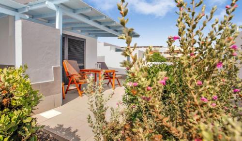 Apartamento de 1 dormitorio con vistas al jardín del hotel Mar Azul Corralejo- Adults Only