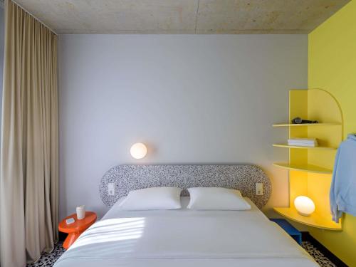 Habitación estándar con 1 cama doble 160x200 del hotel ibis budget Münster City. Foto 4