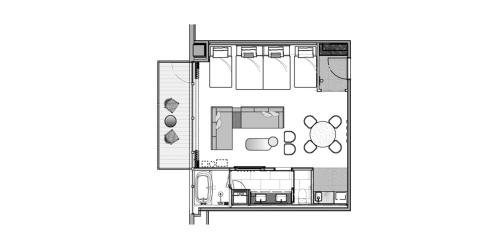 Special Offer - Residential Suite with Lounge Access del hotel Namba Oriental. Foto 20