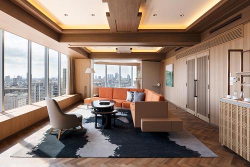 Suite Panorama, no fumadores, acceso al Club Lounge, planta 32 (renovada en octubre de 2025) del hotel The Prince Park Tower Tokyo