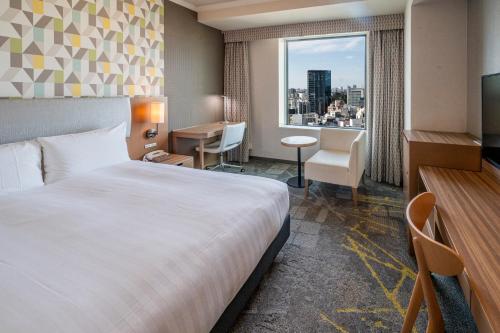 Habitación Doble Superior con vistas al parque - Cama doble pequeña - No fumadores del hotel Shibuya Excel Tokyu. Foto 4