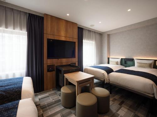 Habitación Deluxe Fouth de 28 m² en la primera planta del hotel The Knot Tokyo Shinjuku