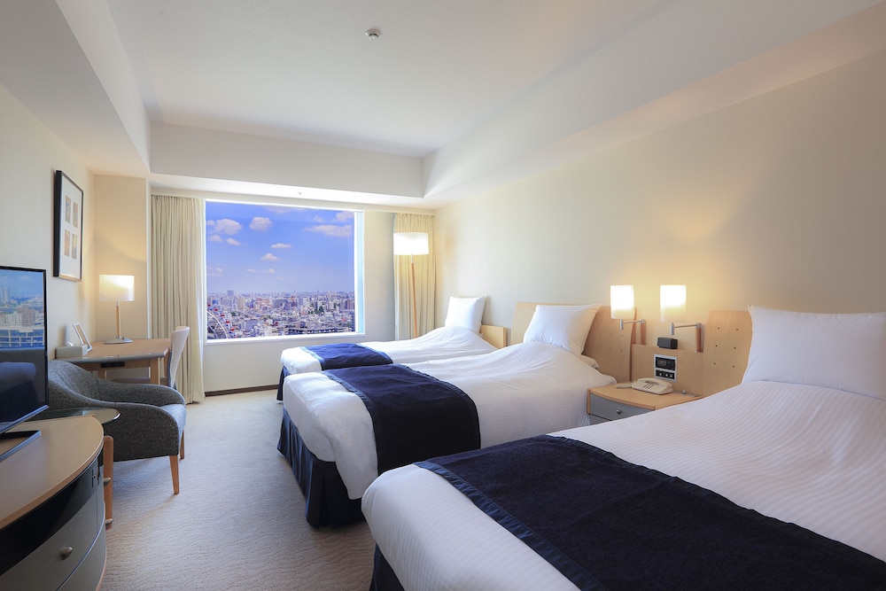 Habitación con 2 camas individuales, no fumadores (with 1 extra bed, 23 - 27F) del hotel Tokyo Dome. Foto 1