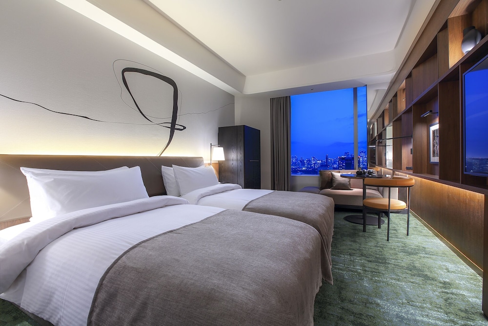 Habitación ejecutiva con 2 camas individuales, no fumadores (39 - 41F,Kids under 6:Charge BF fee) del hotel Tokyo Dome