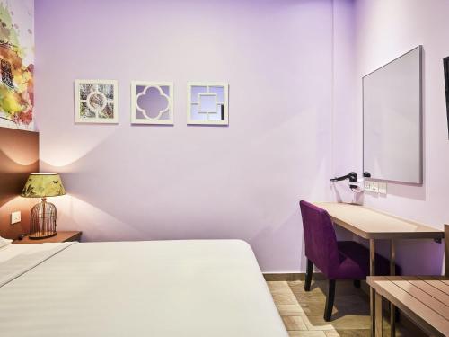 Habitación Estándar con 1 cama doble del hotel Ibis Budget Singapore Joo Chiat (sg Clean). Foto 1