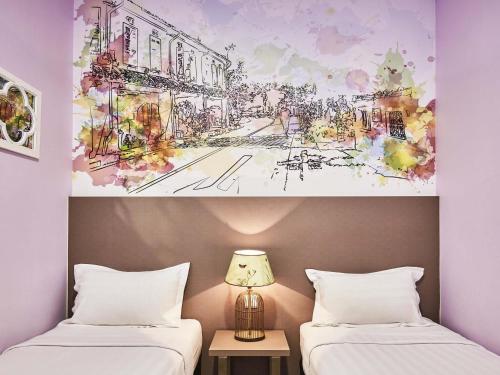 Habitación estándar con 2 camas individuales del hotel Ibis Budget Singapore Joo Chiat (sg Clean)