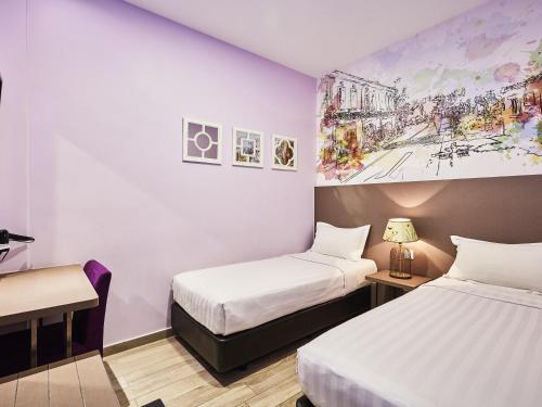 Habitación estándar con 2 camas individuales del hotel Ibis Budget Singapore Joo Chiat (sg Clean). Foto 2