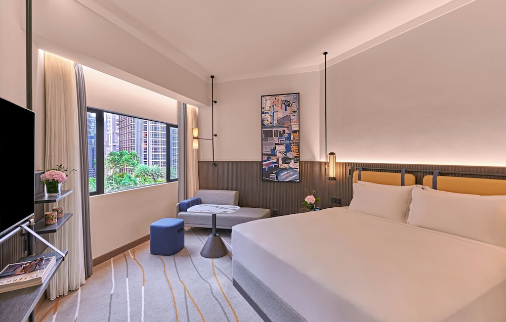 HABITACIÓN SUPERIOR DE LUJO, 1 Cama King, Piso Alto del hotel Pullman Singapore Orchard. Foto 1