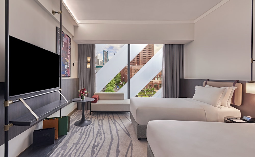 HABITACIÓN PREMIER, 2 Camas Individuales, Vistas a Orchard - Paragon del hotel Pullman Singapore Orchard