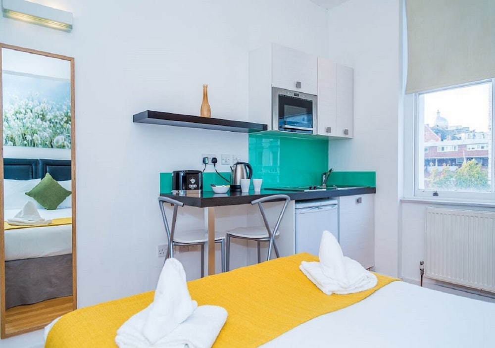 Estudio superior, 1 cama doble del hotel Hyde Park Executive Apartments. Foto 1