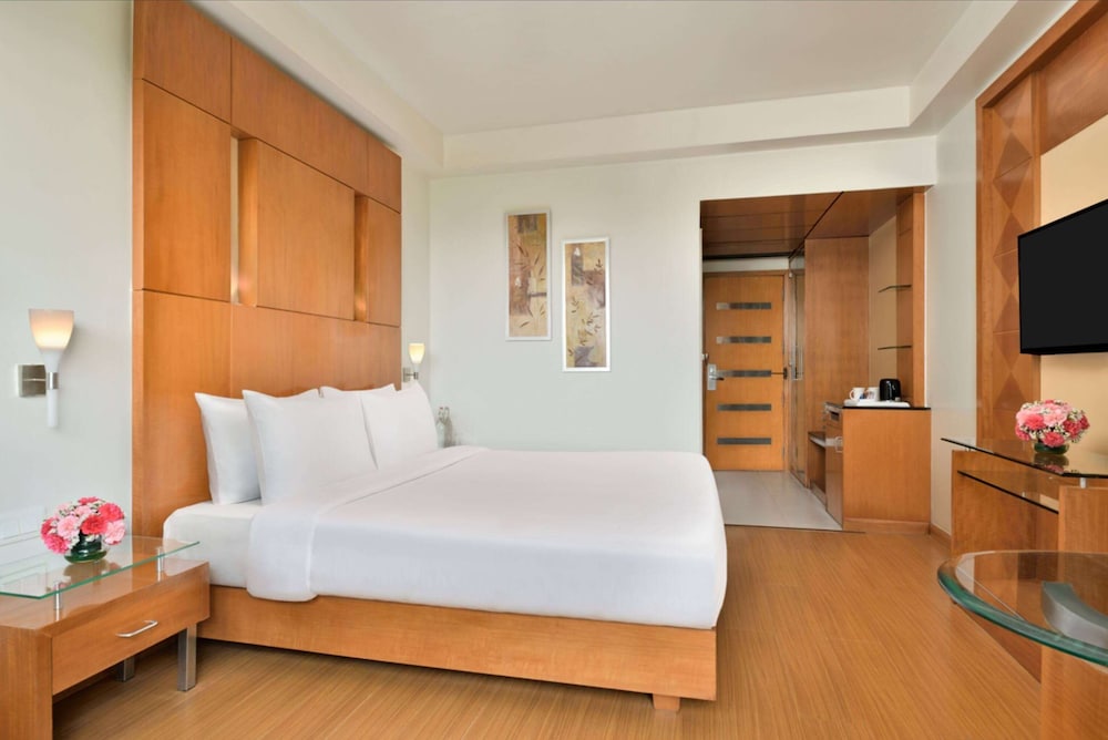 Habitación Deluxe doble, no fumadores del hotel Ramada By Wyndham Jaipur. Foto 4