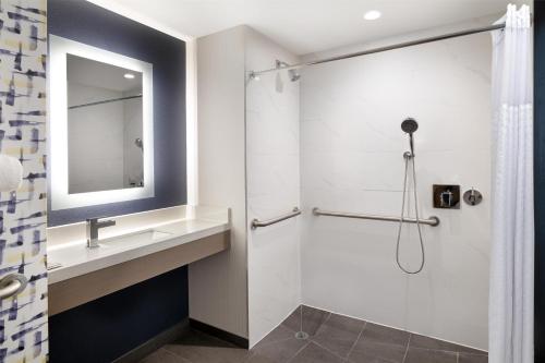 Habitación con ducha accesible en silla de ruedas - 1 cama grande - Adaptado para personas con movilidad reducida del hotel Doubletree By Hilton Long Island City, Ny