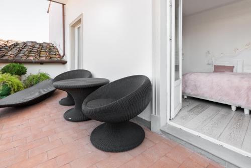 Habitación Doble Premium con terraza del hotel Eurostars Florence Boutique. Foto 3