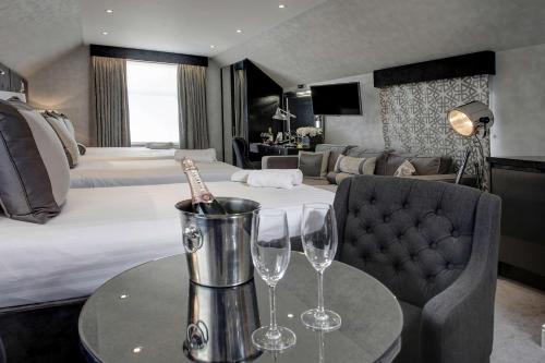 Estudio con 2 camas extragrandes - No fumadores del hotel Best Western Chiswick Palace and Suites. Foto 1
