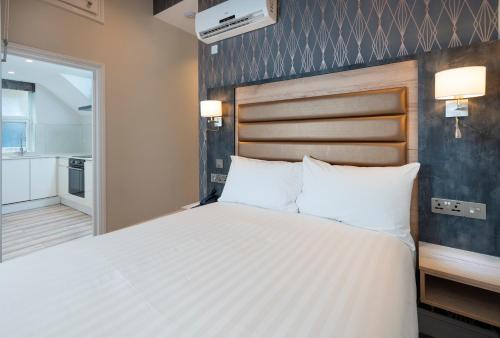 Estudio con 2 camas extragrandes - No fumadores del hotel Best Western Chiswick Palace and Suites. Foto 19