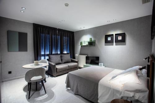 Estudio con 1 cama grande del hotel Gran Via. Foto 1