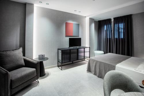 Estudio con 1 cama grande del hotel Gran Via. Foto 8