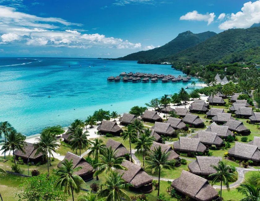 Villa Vista Mar Lujo 1 Cama king Frente Playa Beach del hotel Sofitel Kia Ora Moorea Beach Resort. Foto 4