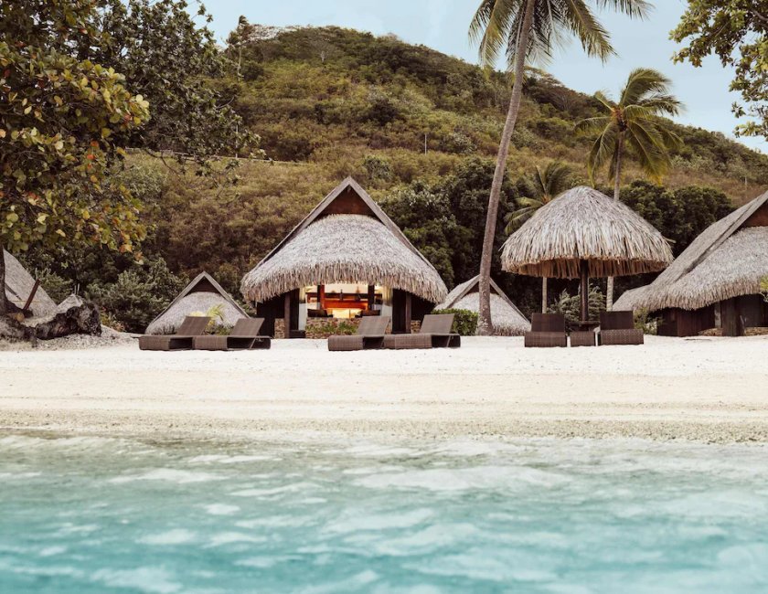 Villa Vista Mar Lujo 1 Cama king Frente Playa Beach del hotel Sofitel Kia Ora Moorea Beach Resort. Foto 5